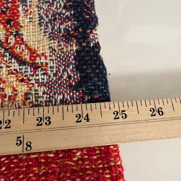 Vintage Angel Tapestry Throw Blanket Woven Cotton Jacquard - Picture 7 of 8